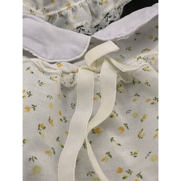 Cabbage Patch Kids Preemie Doll Coleco White Yellow Tulip Bonnet And Dress READ - Picture 2 of 14